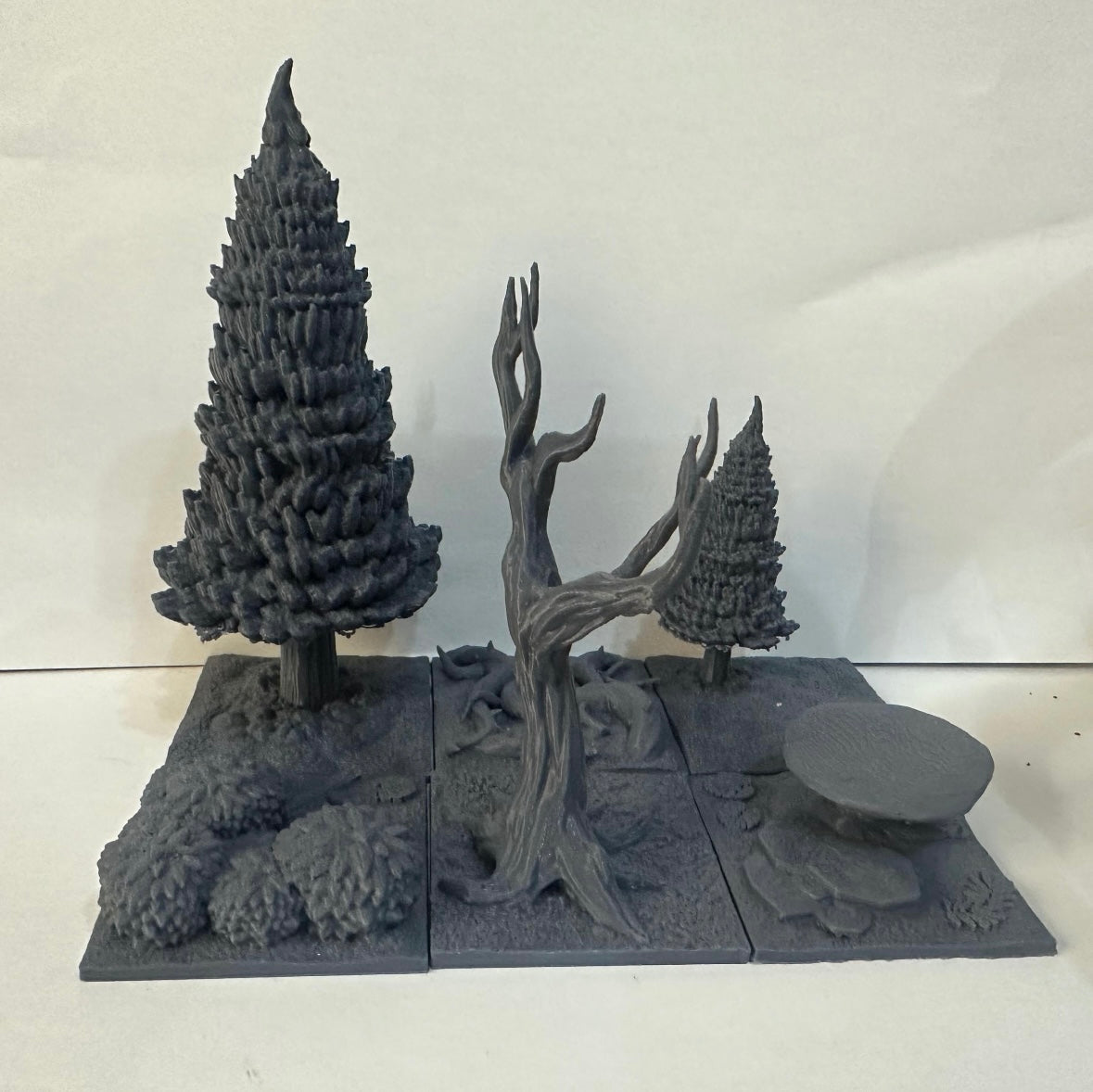 Modular Forest Terrain Tiles – 6-Piece 2×2 Tabletop Scenery Set - UK delivery included.