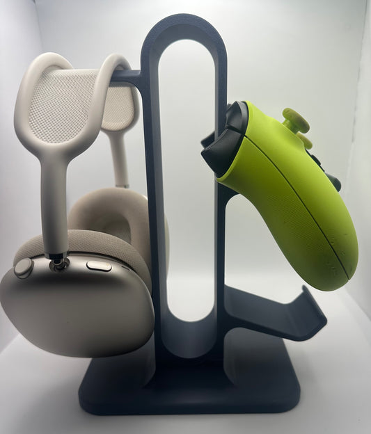 Gaming Headset & Dual Controller Stand - UK delivery included.