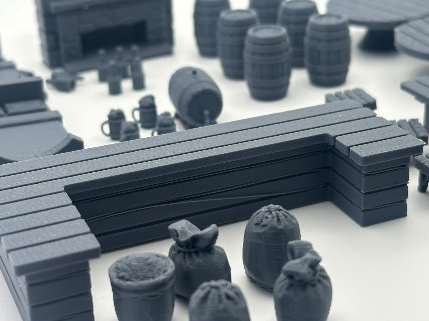 Fantasy Tavern Interior Terrain Bundle – RPG & Tabletop Scenery (UK Delivery Included)