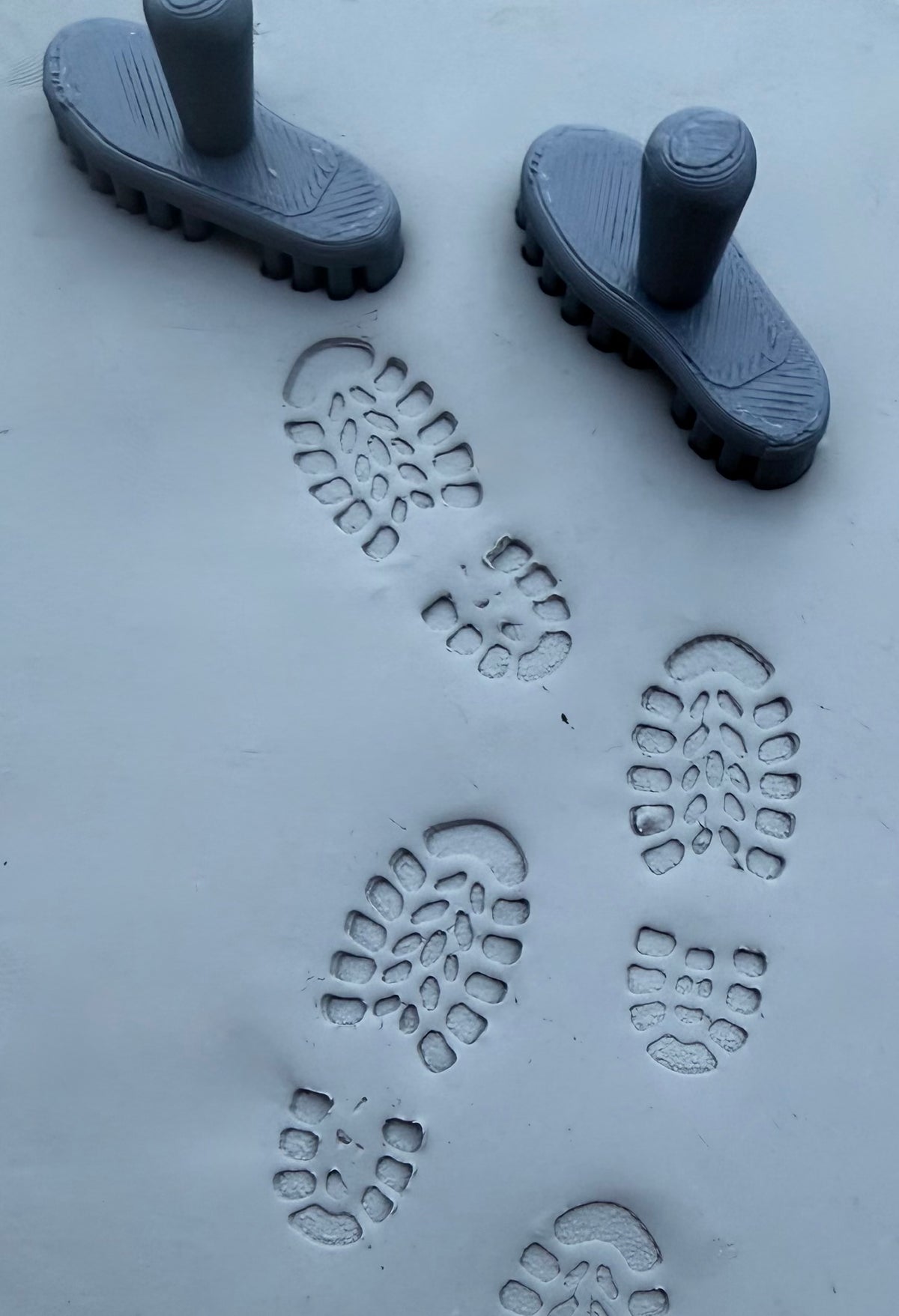 Footprint Embossing Stamp Set