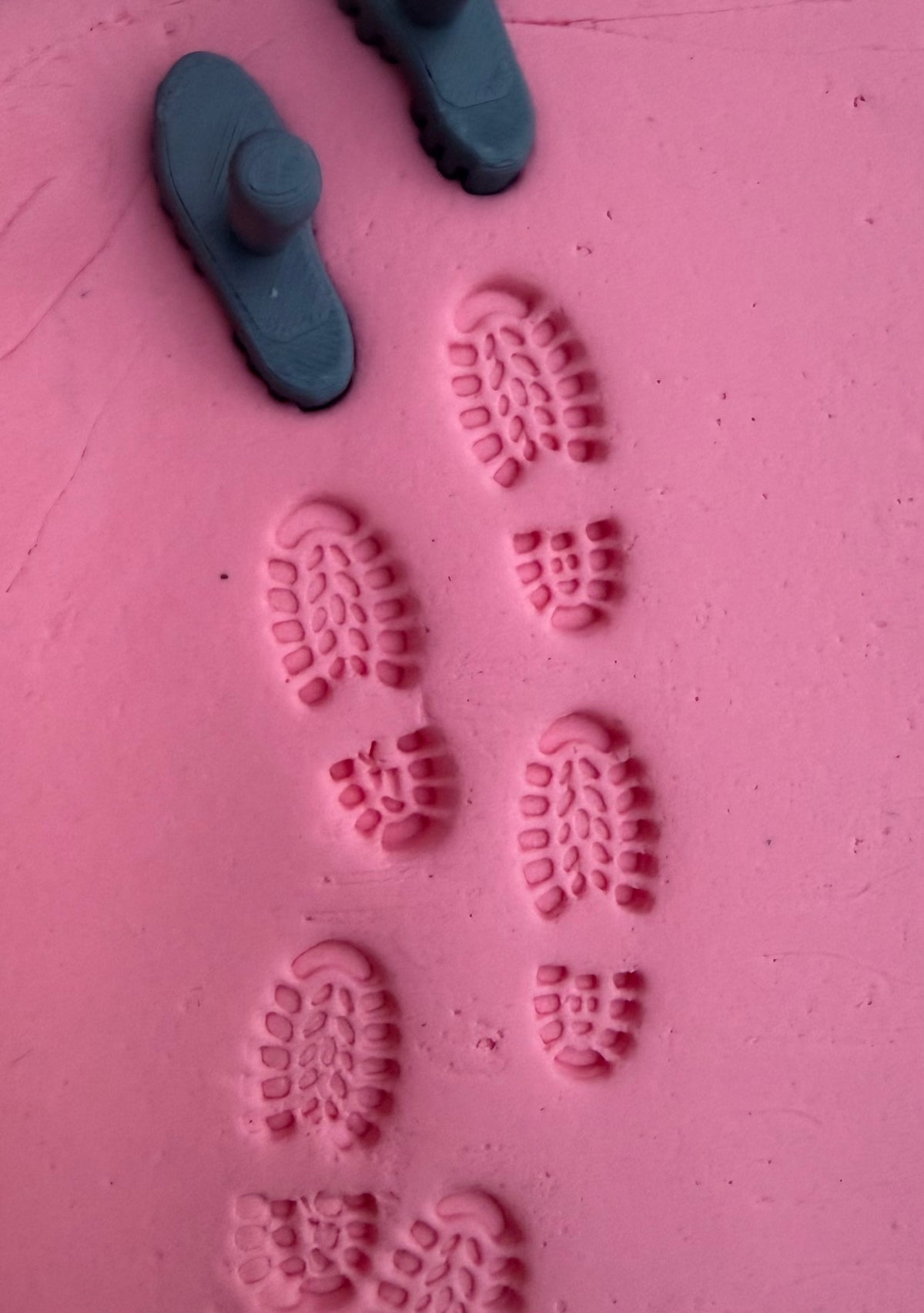 Footprint Embossing Stamp Set