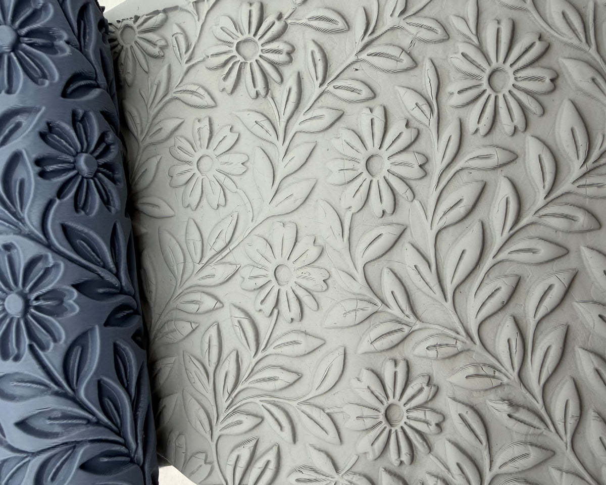 Daisy Vine Texture Roller No. 69