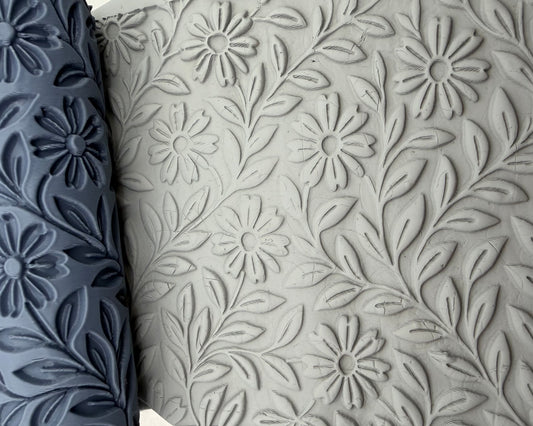 Daisy Vine Texture Roller No. 69