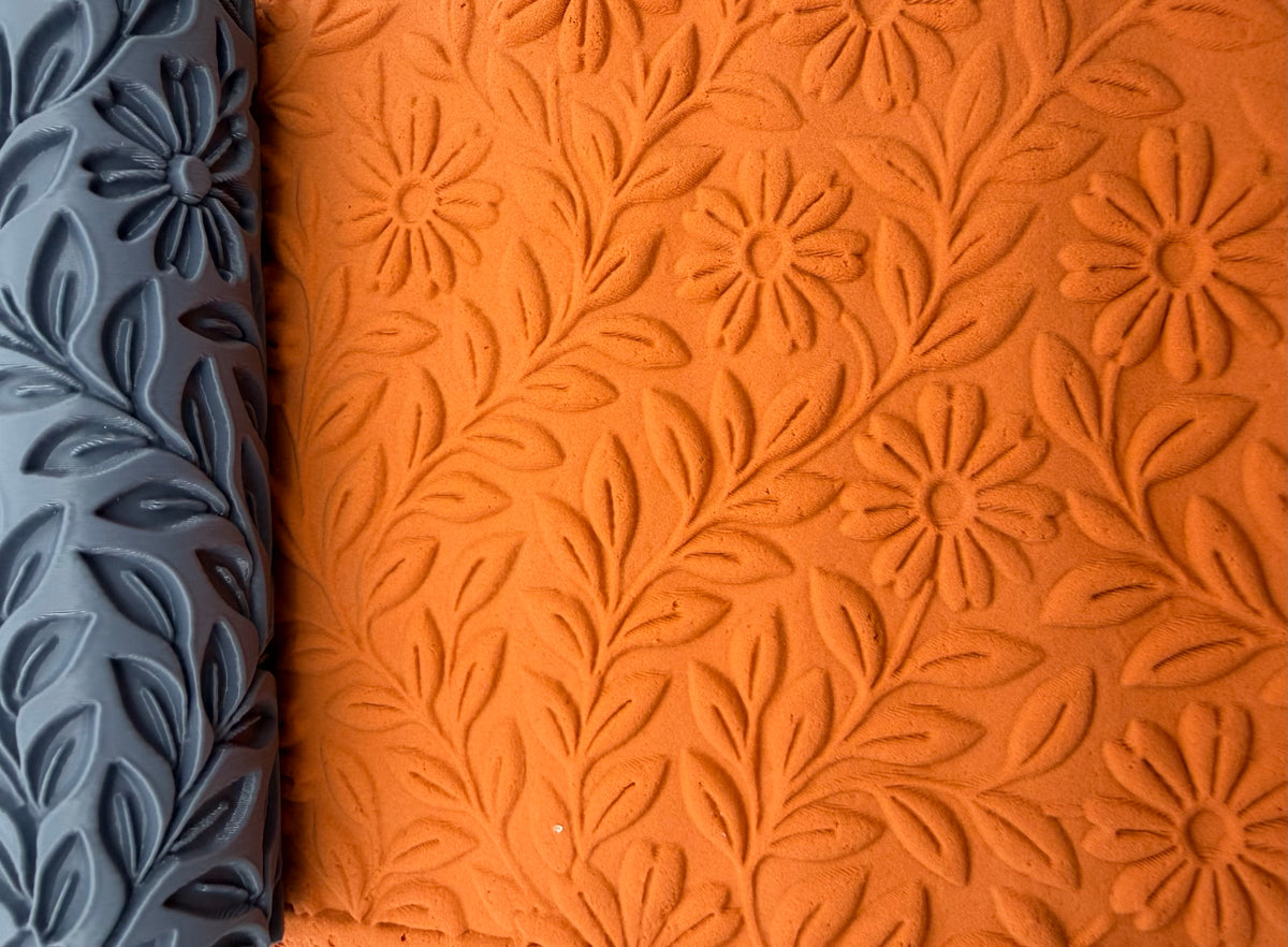 Daisy Vine Texture Roller No. 69