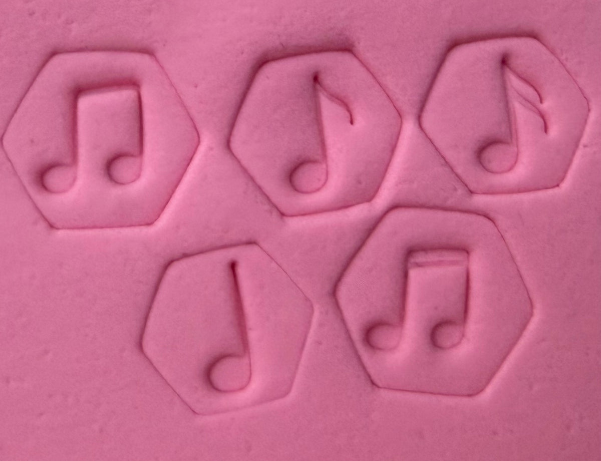 Music Note Embossing Stamp Set