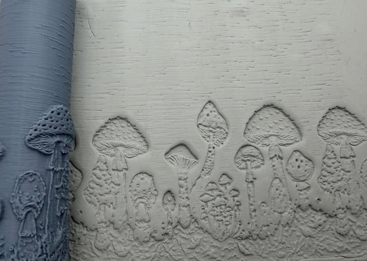 Mushroom Forest Deboss Texture Roller No. 35A