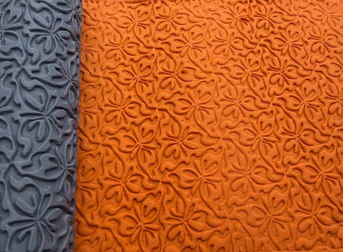 Floral Vine Deboss Texture Roller No. 37