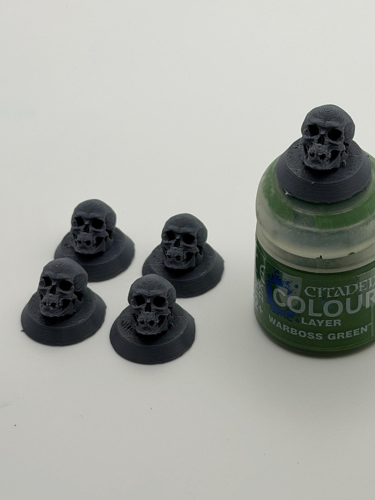 Skull Paint Pot Swatch Toppers