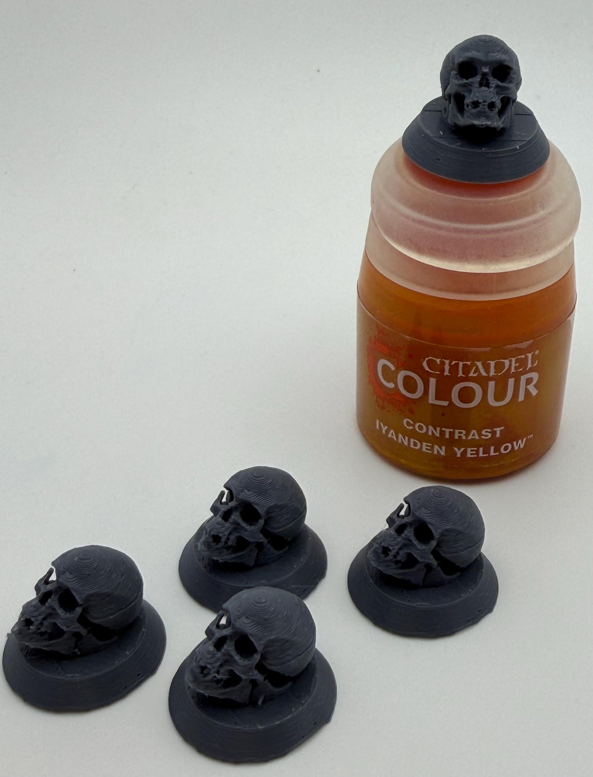 Skull Paint Pot Swatch Toppers
