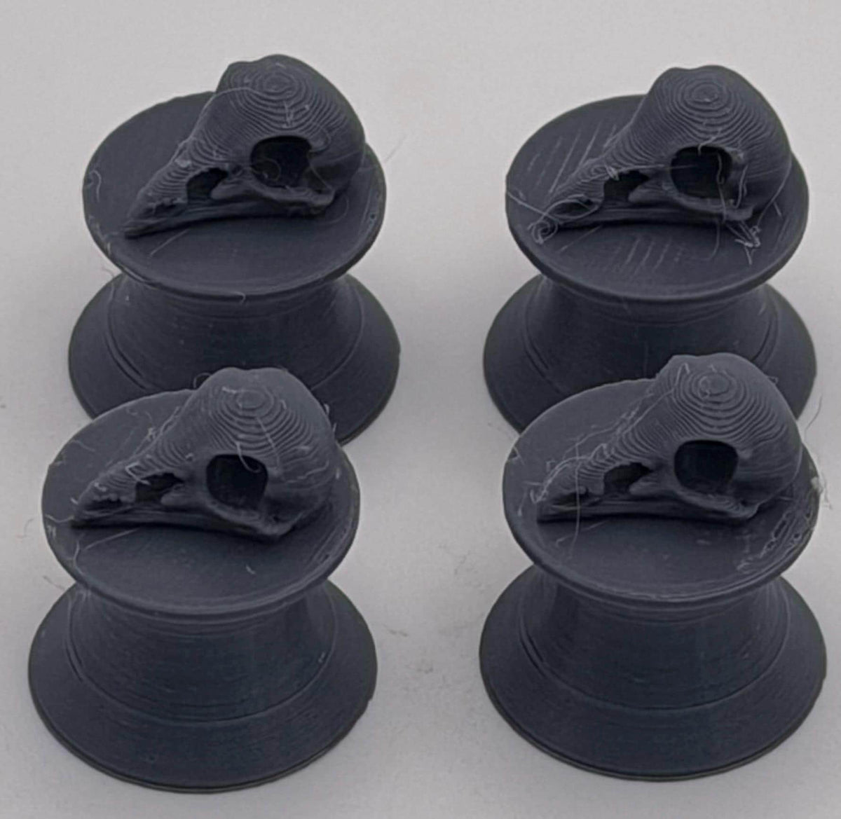 Raven Skull Dropper Bottle Paint Swatches