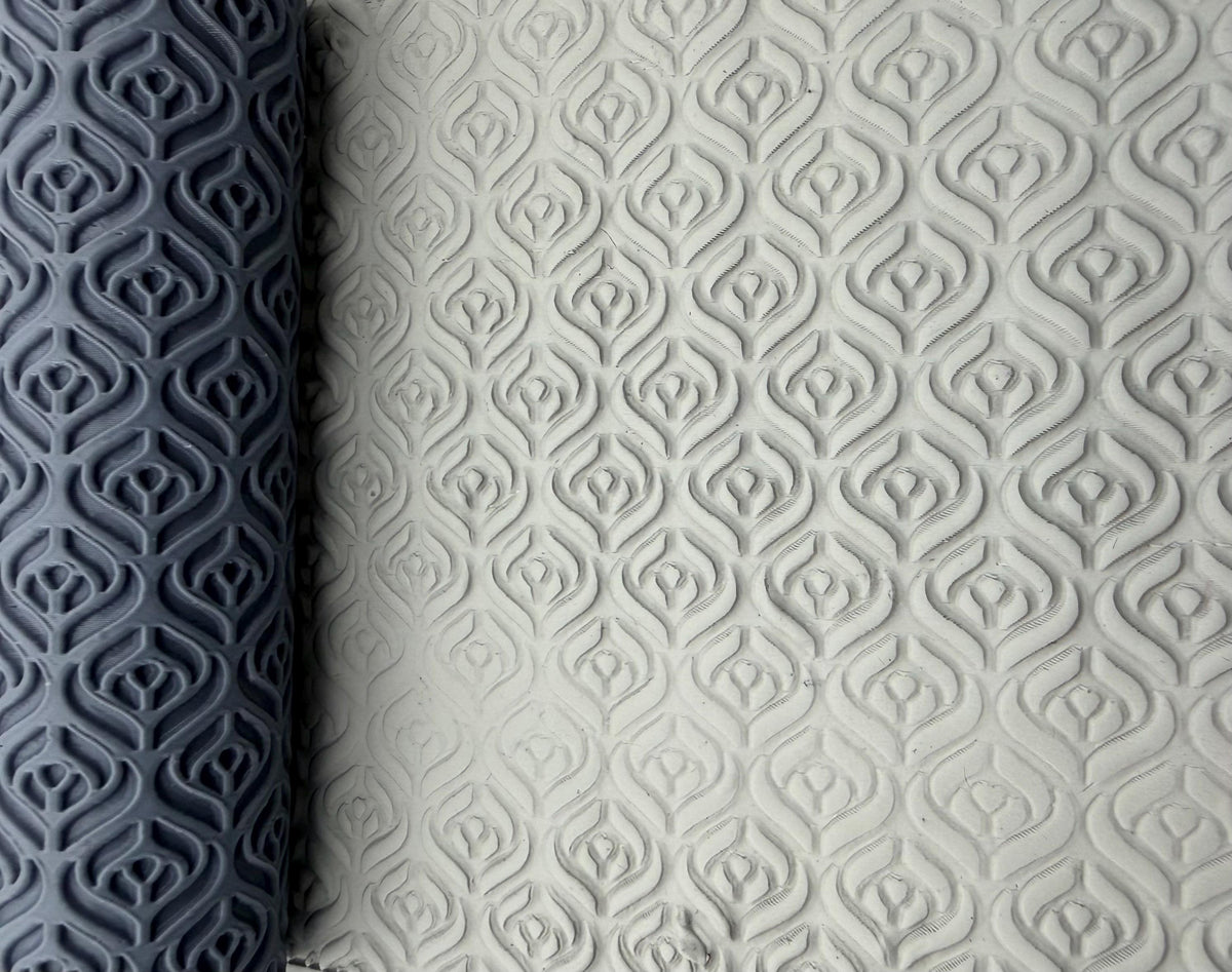 Geometric Pattern Deboss Texture Roller No. 50