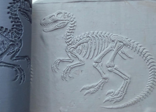 Dinosaur Skeleton Deboss Texture Roller No. 51