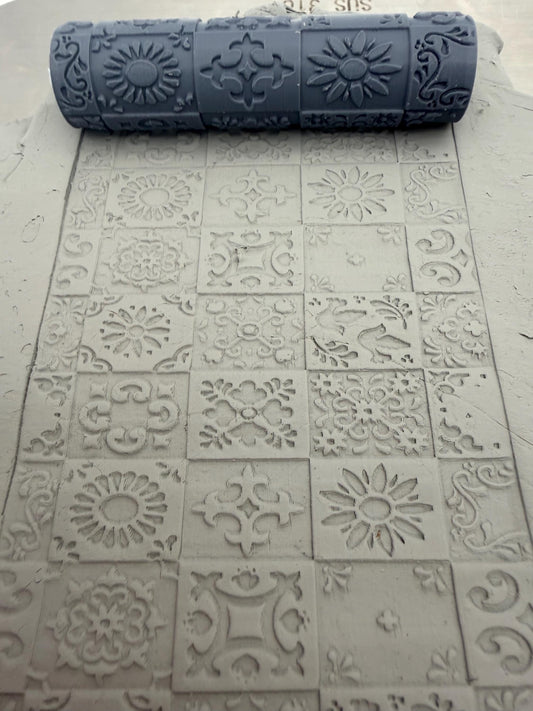 Decorative Tile Texture Roller No. 3