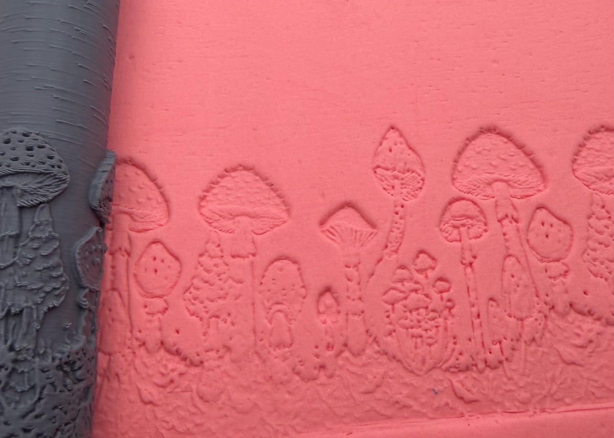 Mushroom Forest Deboss Texture Roller No. 35A