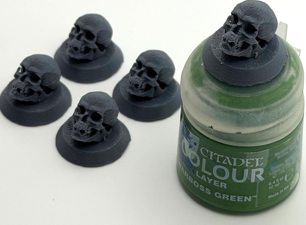 Skull Paint Pot Swatch Toppers