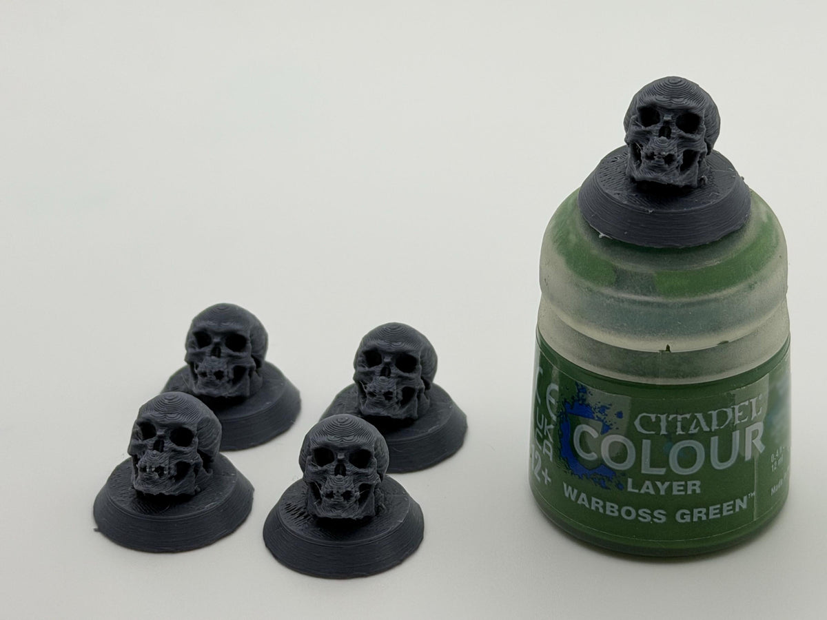 Skull Paint Pot Swatch Toppers