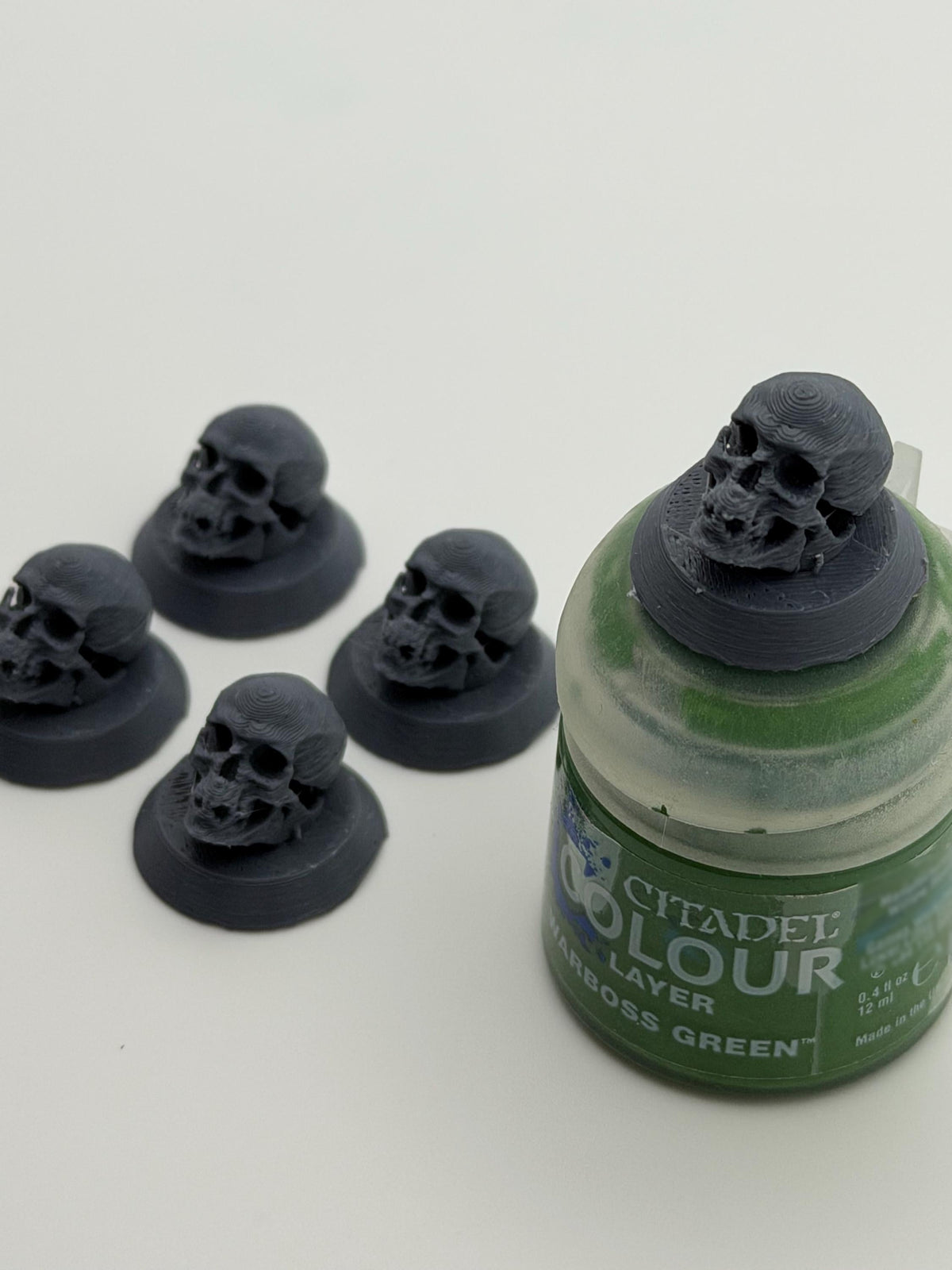 Skull Paint Pot Swatch Toppers