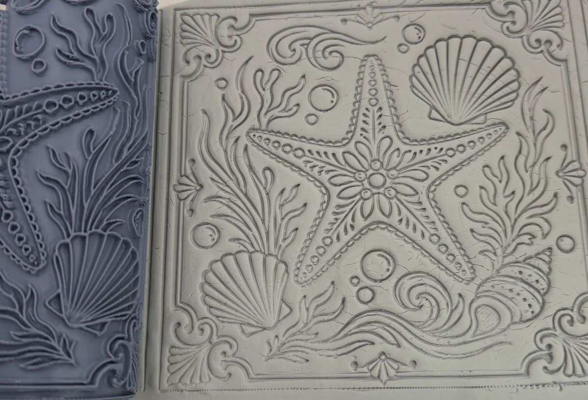 Starfish Seashell Texture Roller No. 54