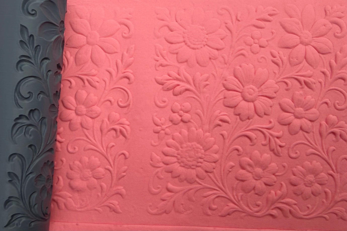Floral Emboss Texture Roller No. 58