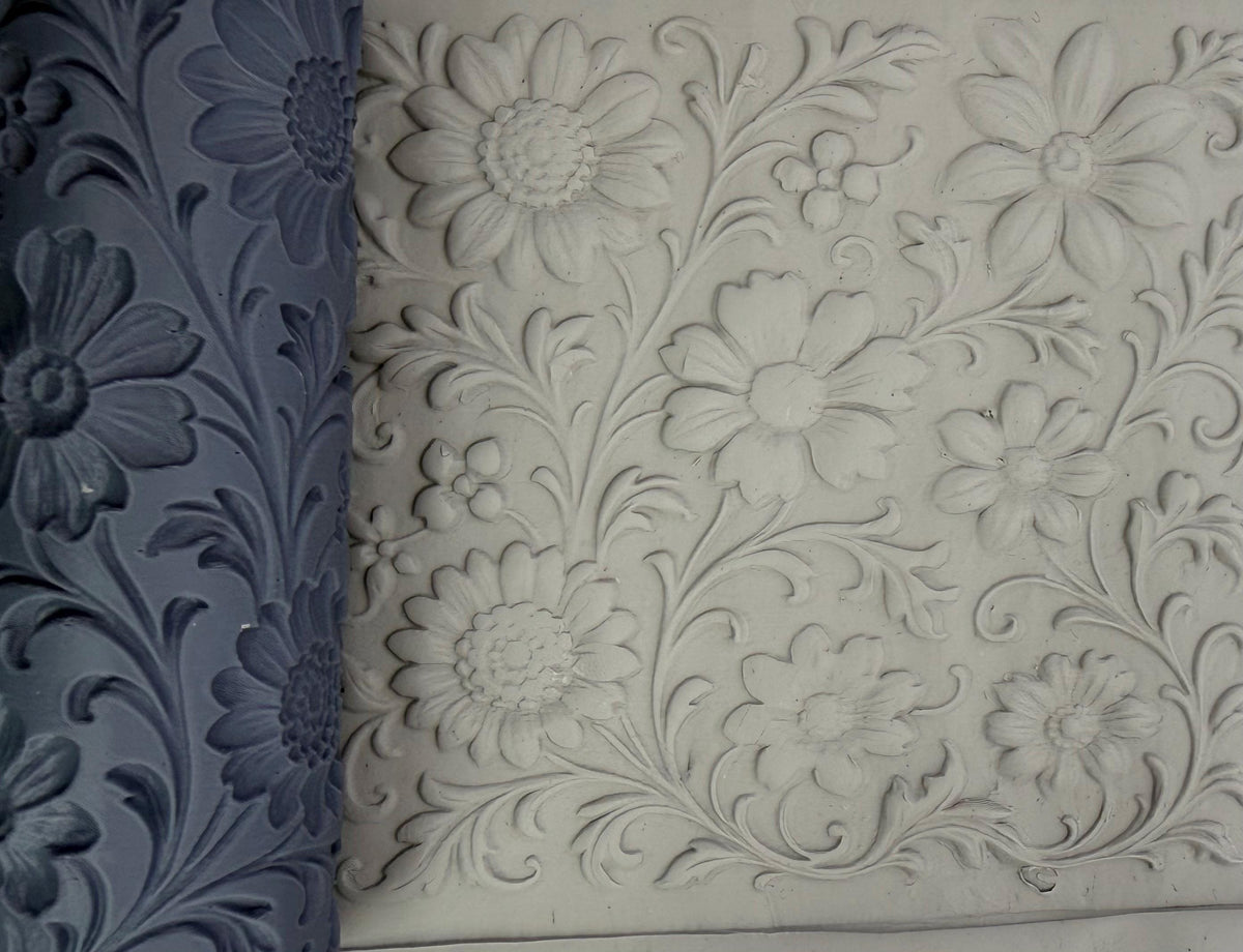 Floral Emboss Texture Roller No. 58