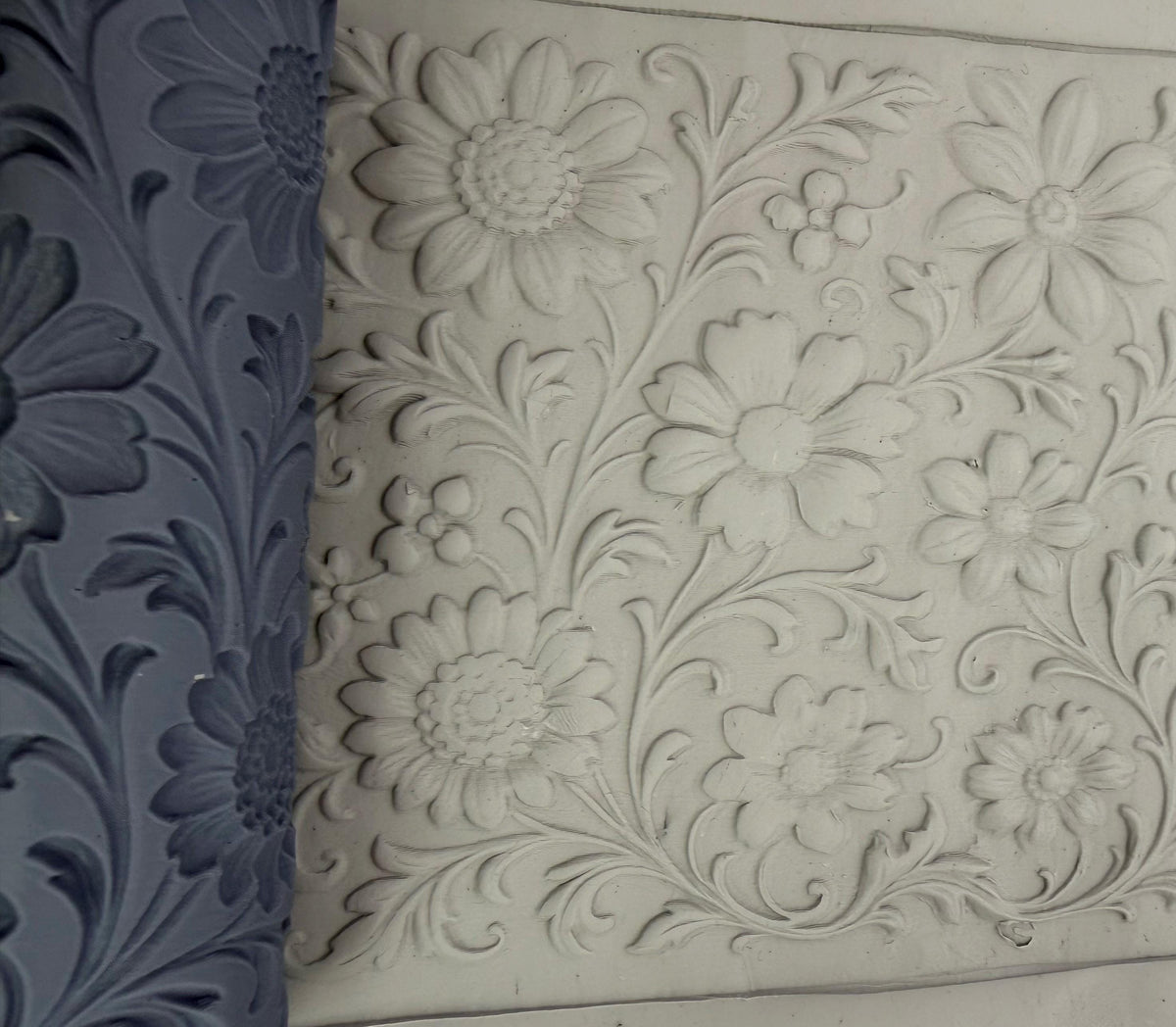 Floral Emboss Texture Roller No. 58