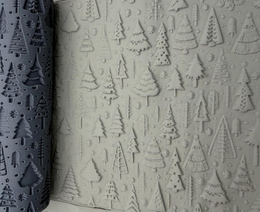 Christmas Trees Emboss Texture Roller No. 47B