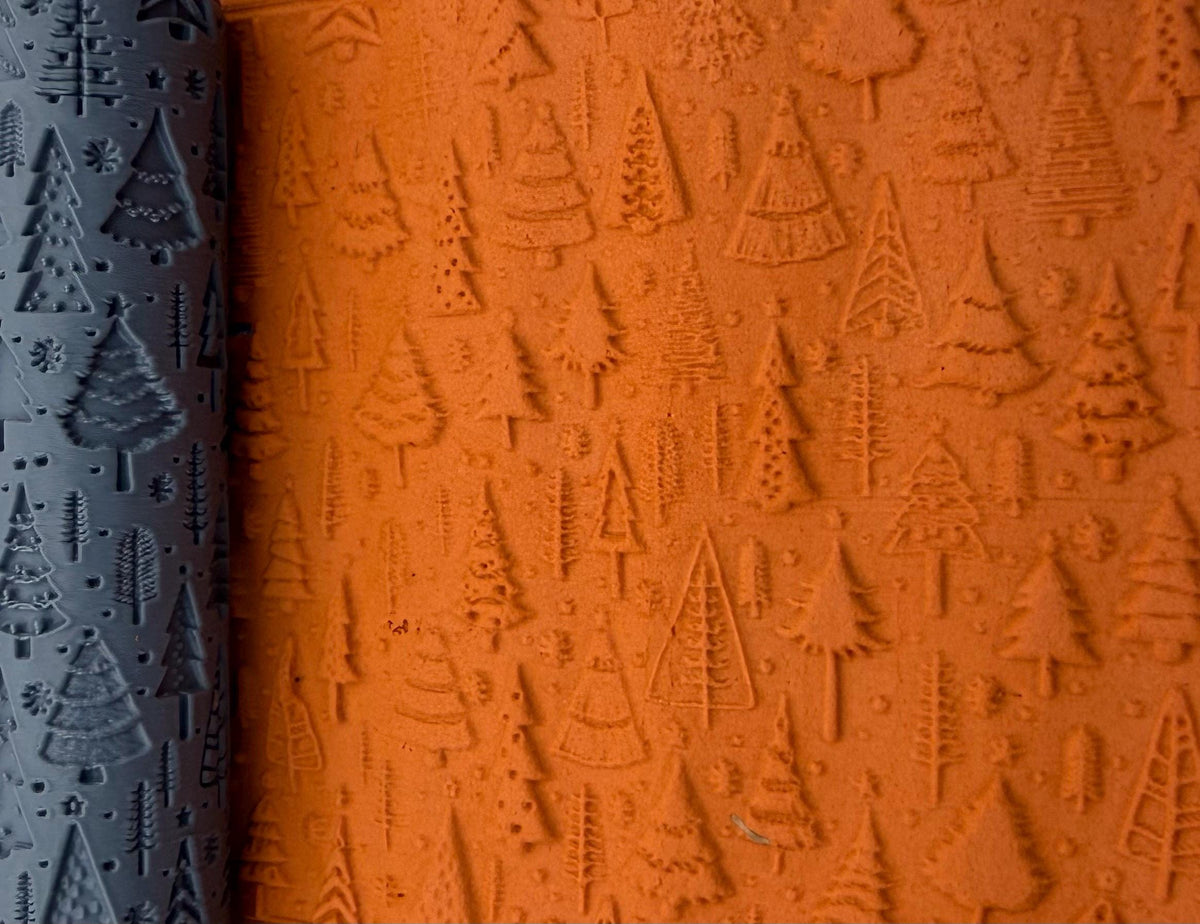Christmas Trees Emboss Texture Roller No. 47B