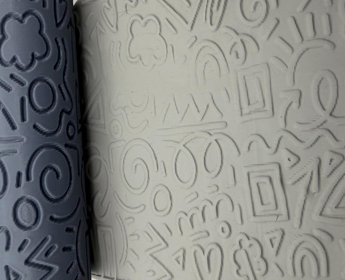 Doodles Emboss Texture Roller No. 48B