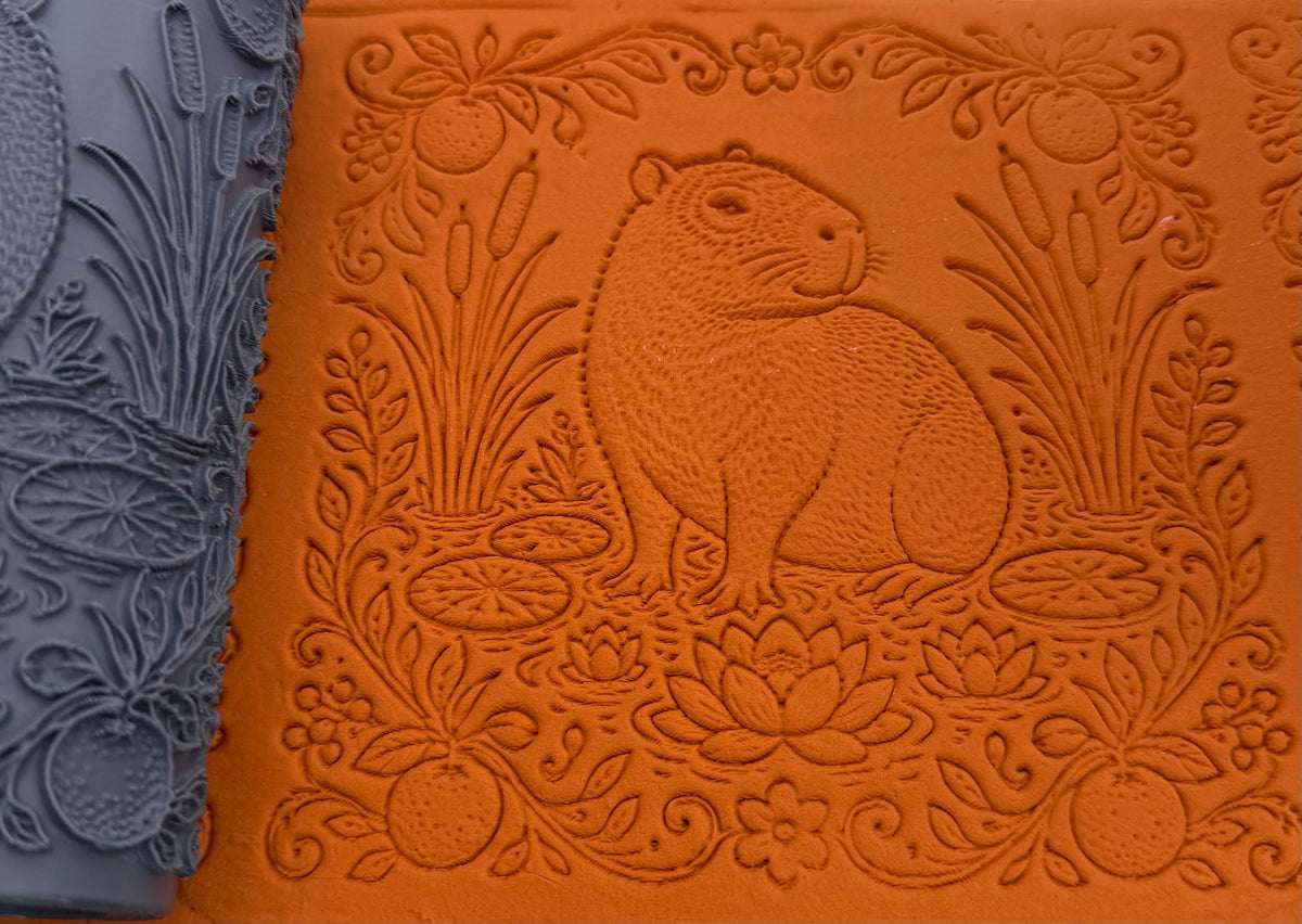 Capybara Pond Texture Roller No. 57