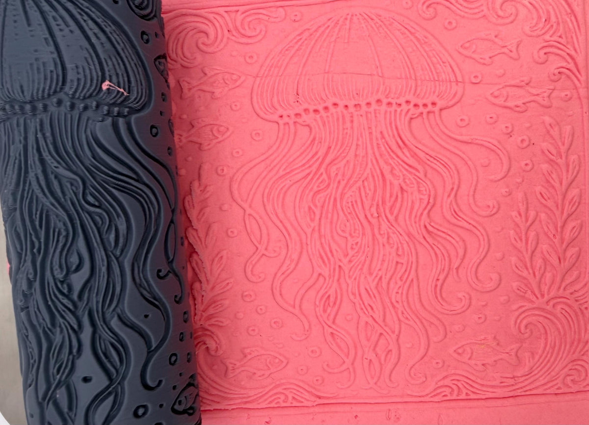 Jellyfish Ocean Texture Roller No. 56