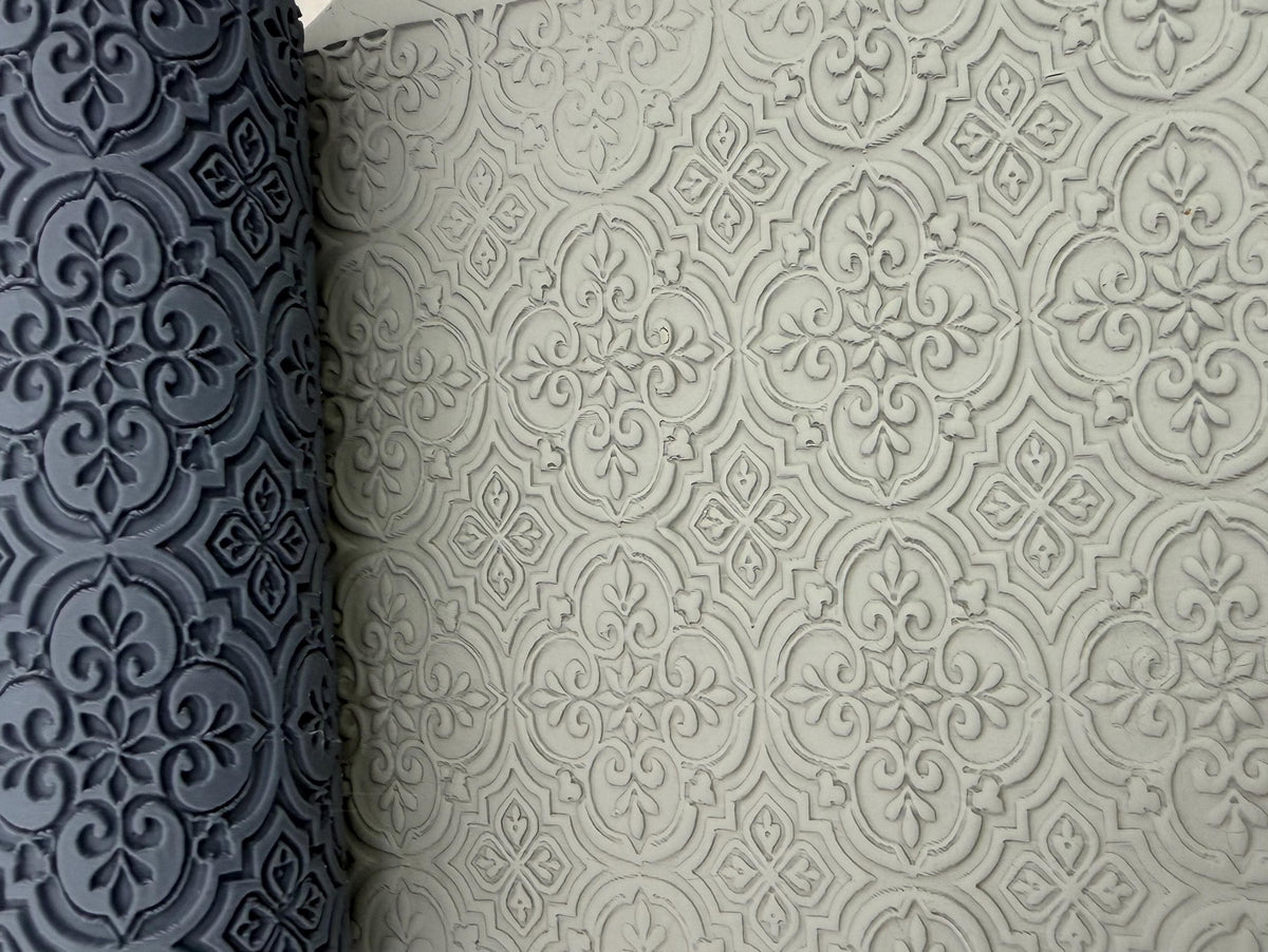Ornamental Damask Texture Roller No. 59