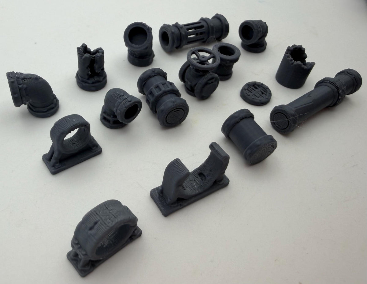 19pc Sci-Fi Industrial Greebles