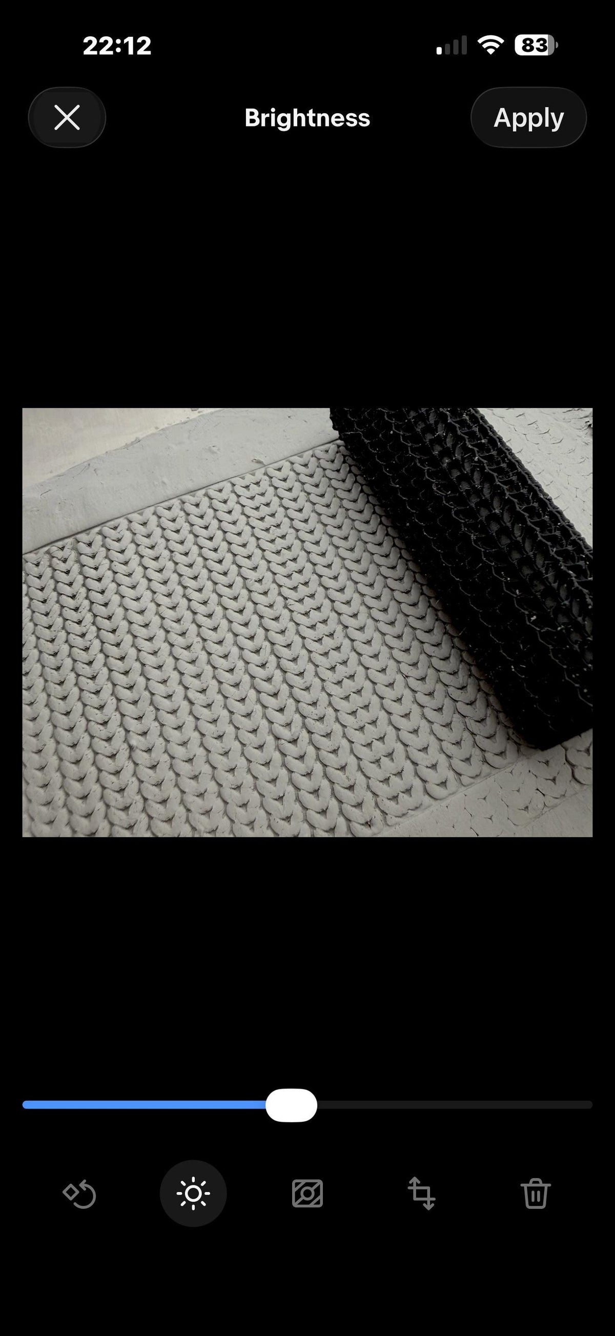 Knitted Texture Roller No. 17