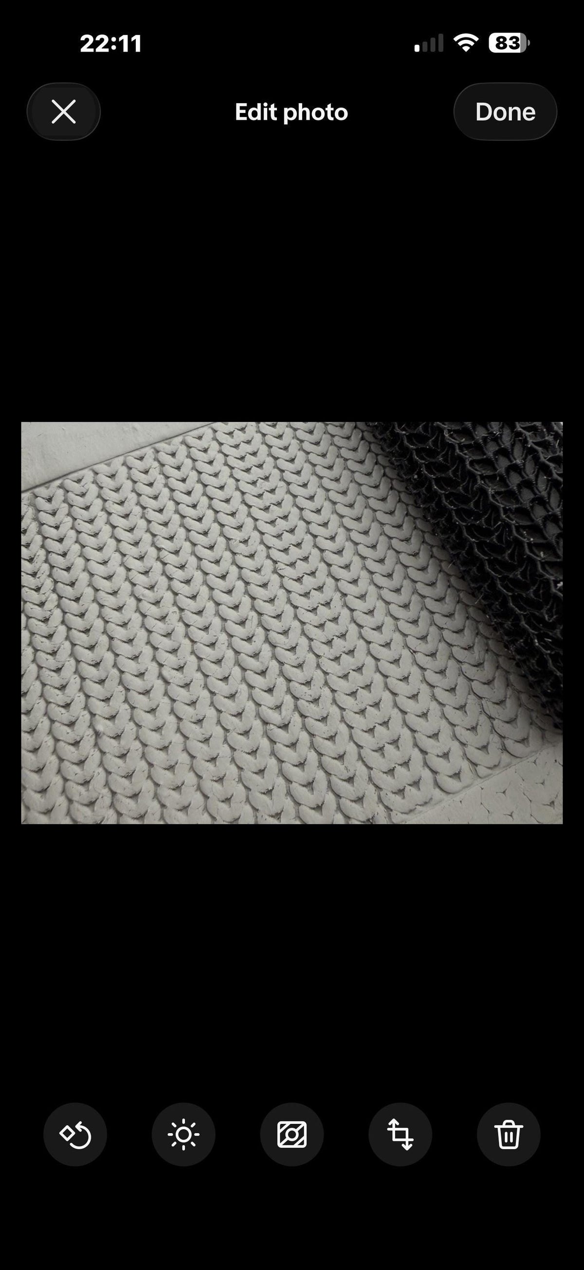 Knitted Texture Roller No. 17