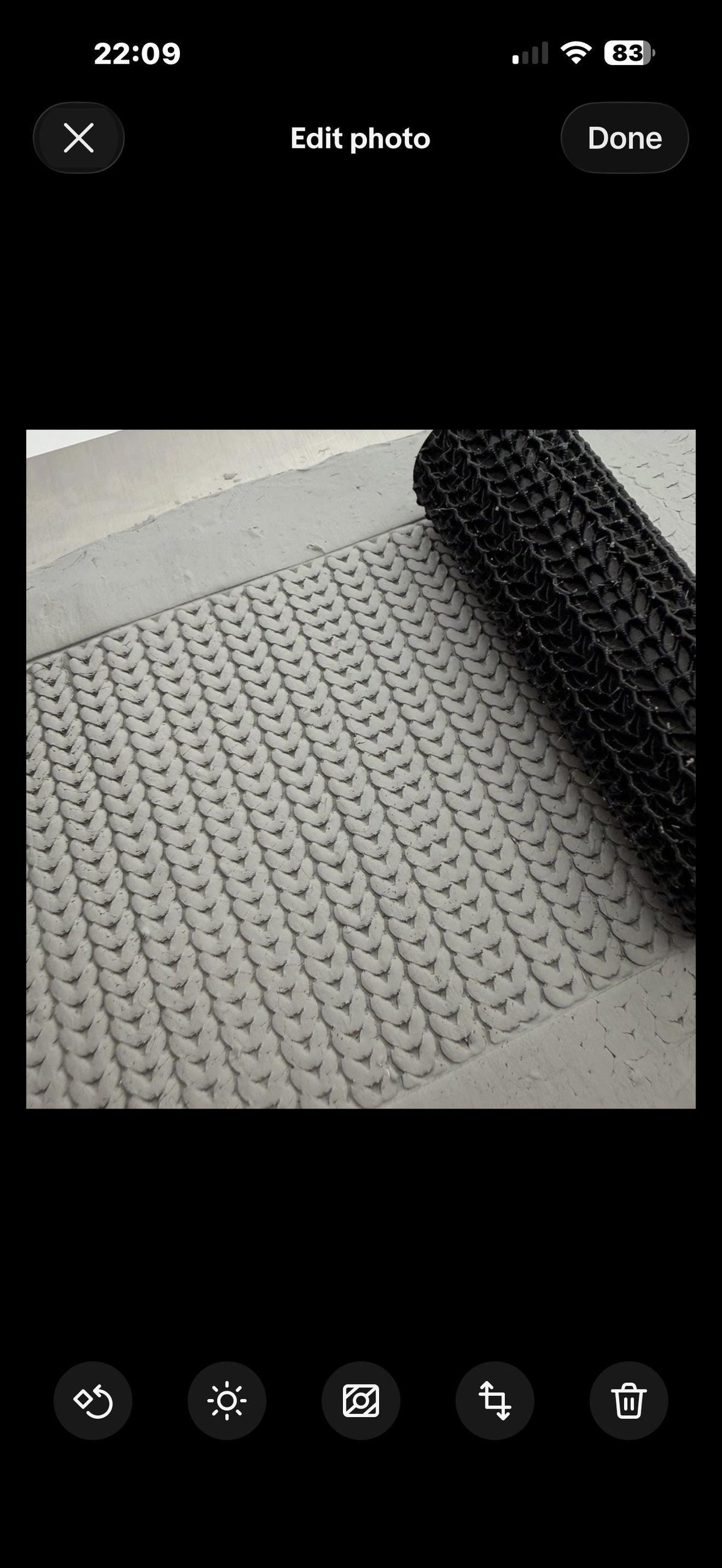 Knitted Texture Roller No. 17