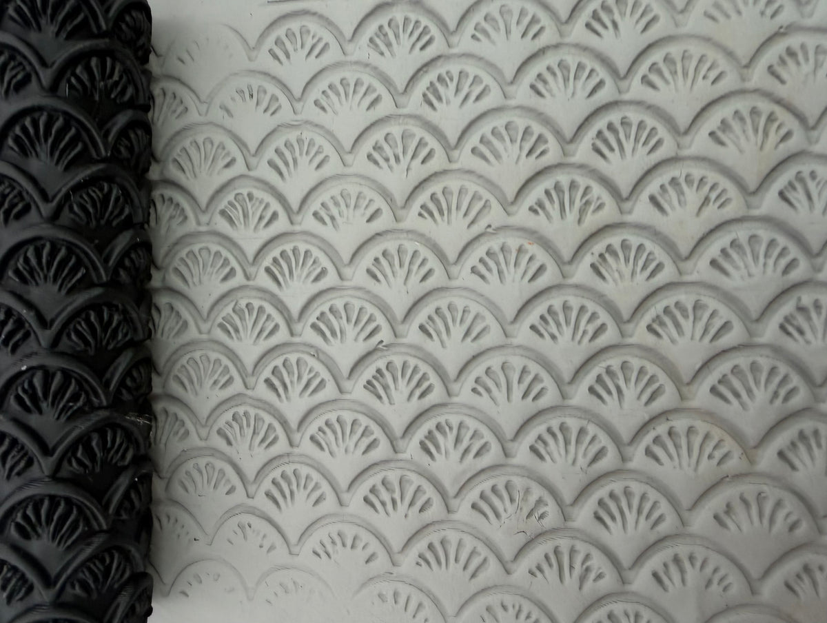 Mermaid Scales Deboss Texture Roller No. 66A