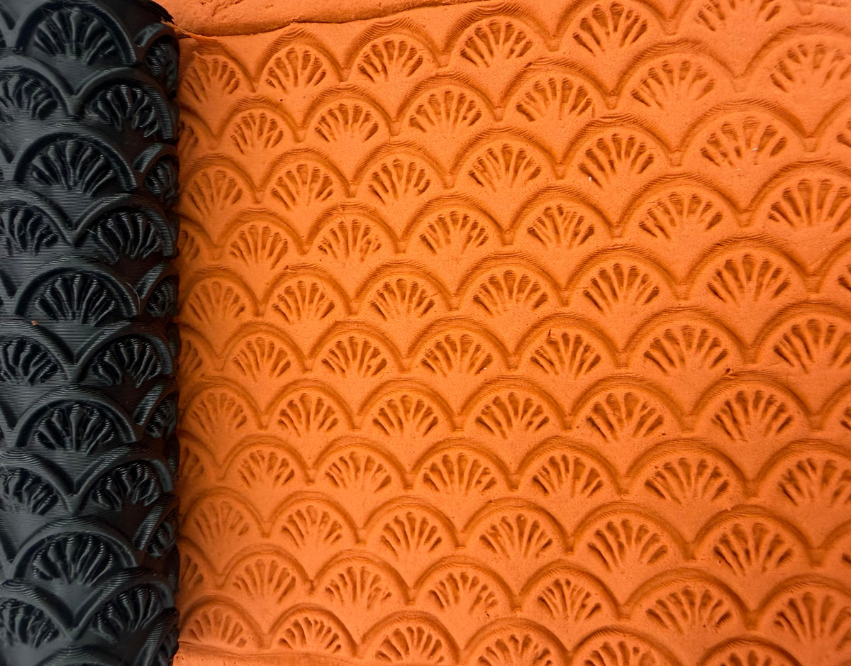 Mermaid Scales Deboss Texture Roller No. 66A