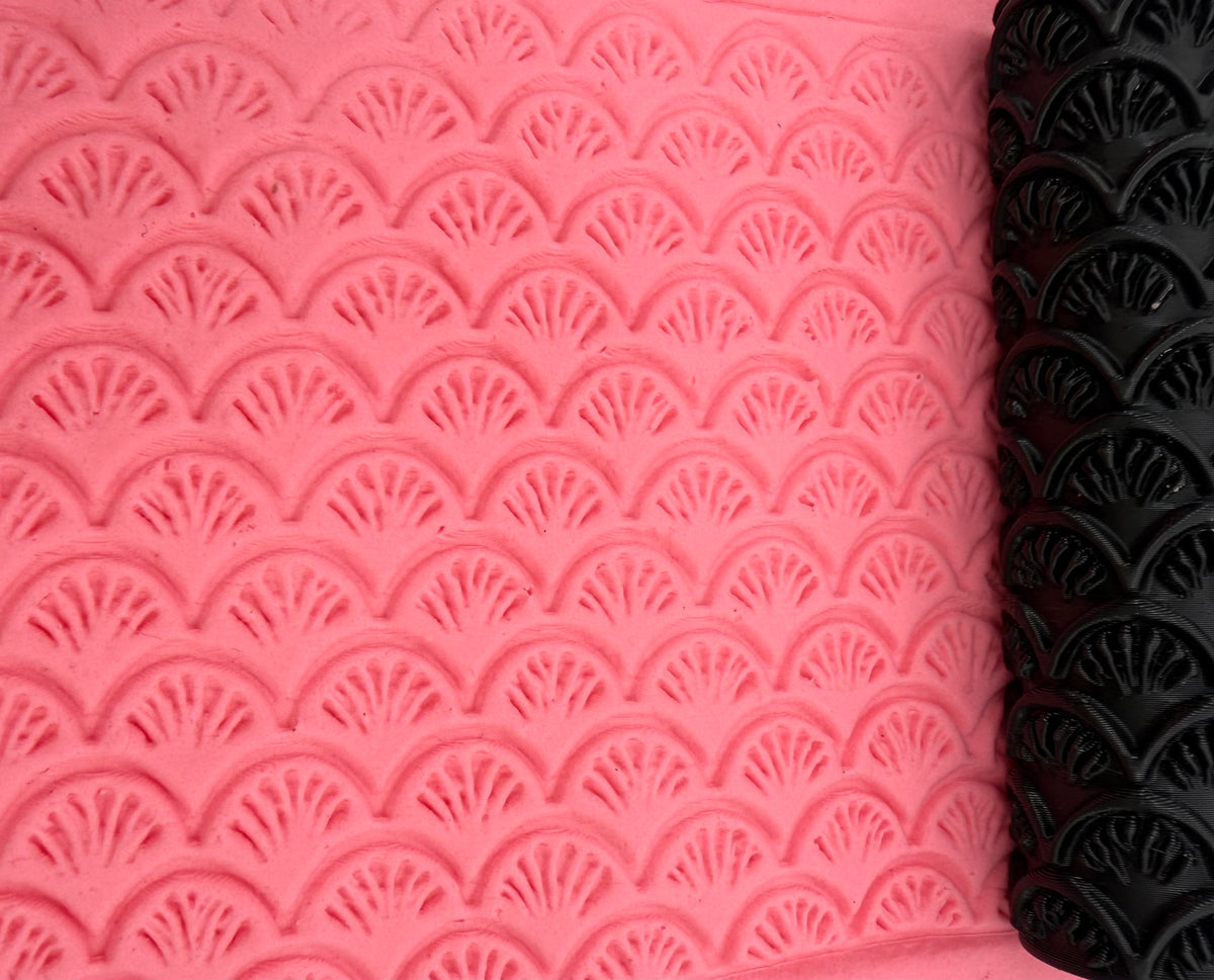 Mermaid Scales Deboss Texture Roller No. 66A
