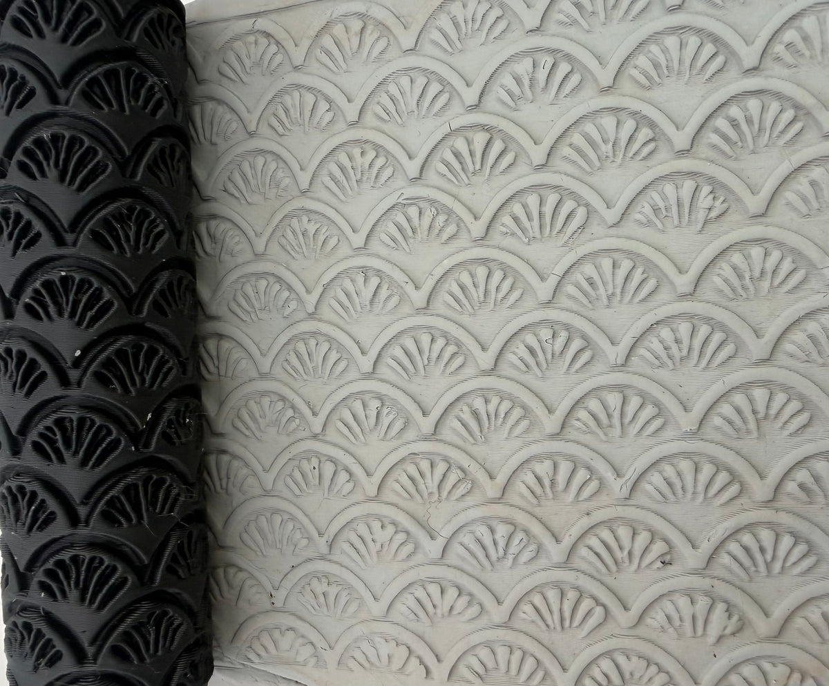 Mermaid Scales Emboss Texture Roller No. 66B