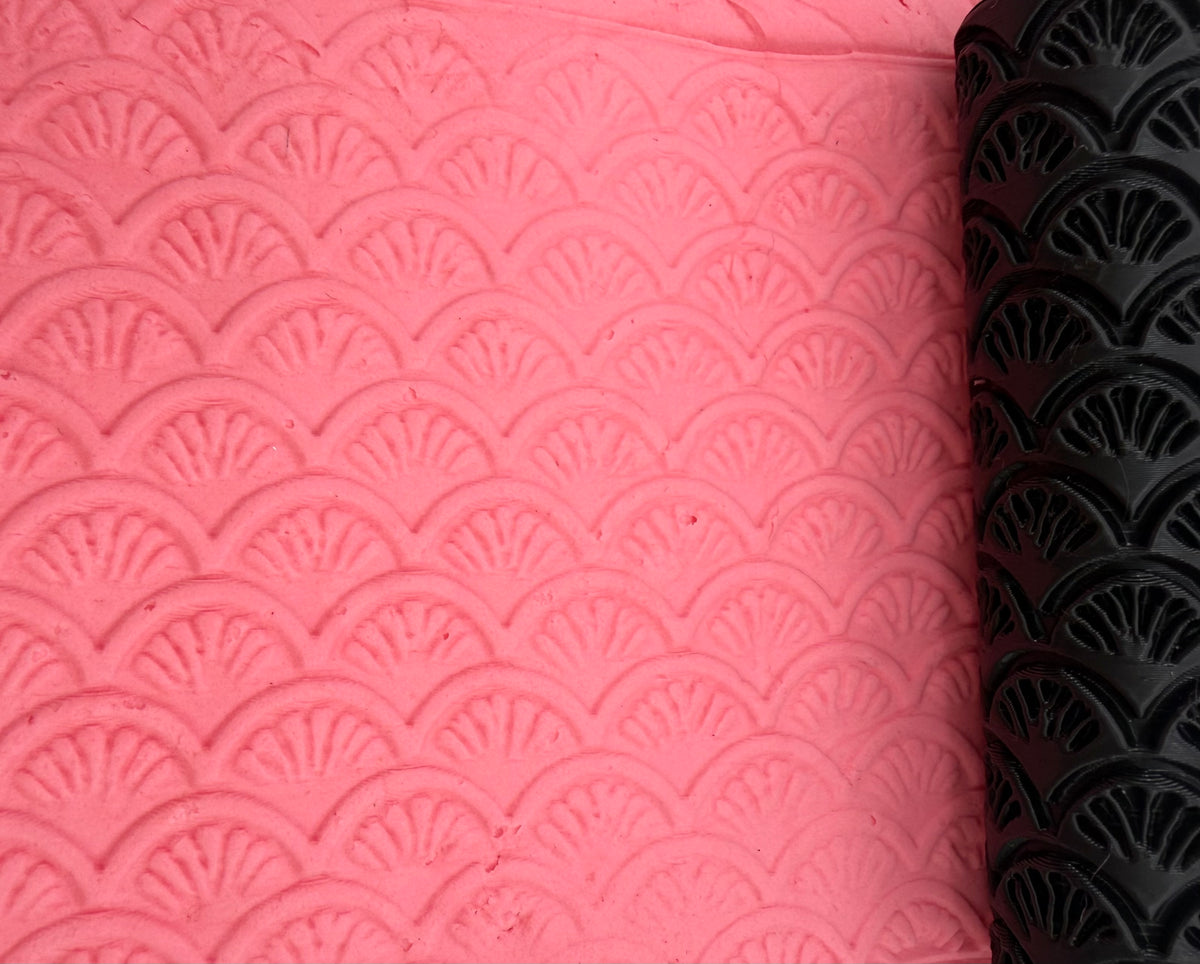 Mermaid Scales Emboss Texture Roller No. 66B
