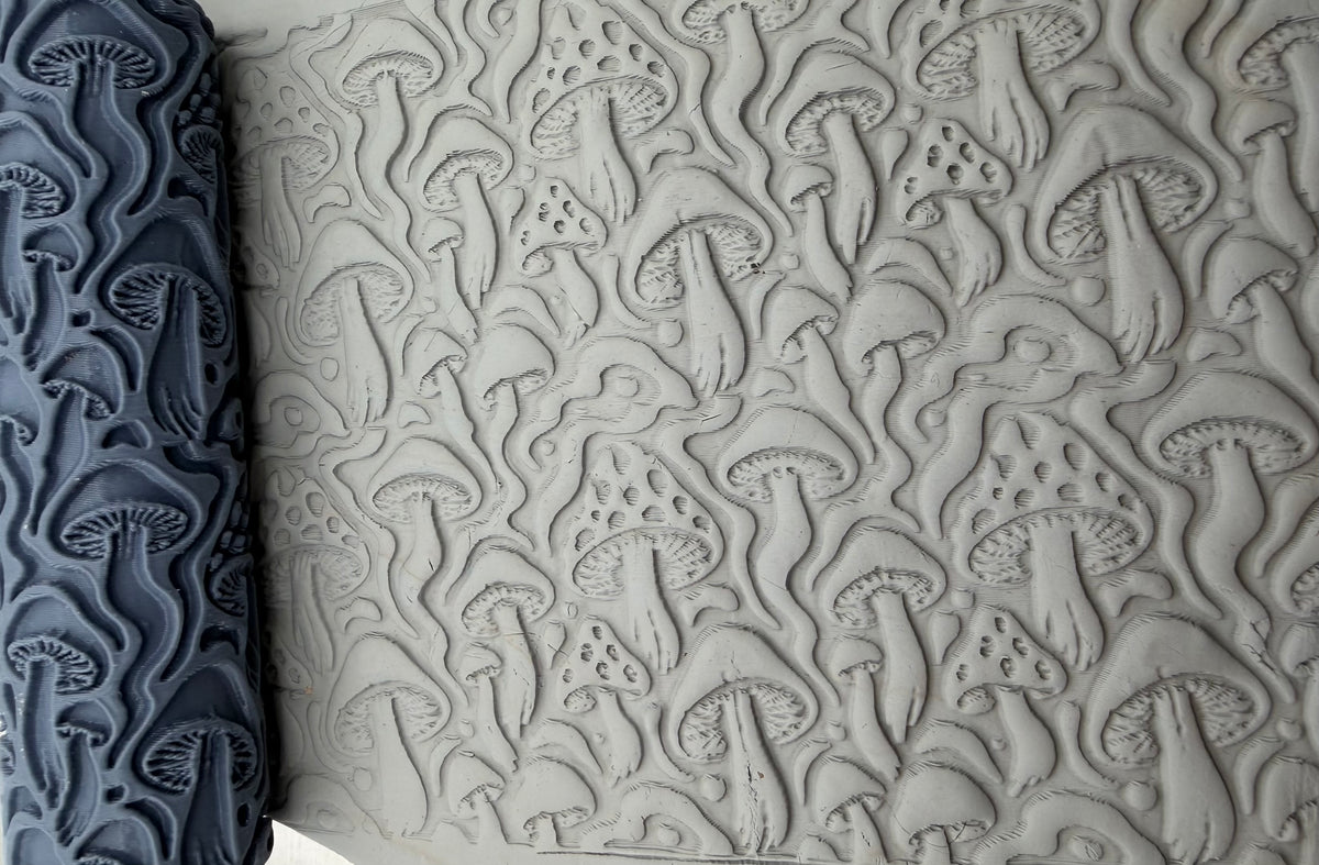Mushrooms Emboss Texture Roller No. 71A