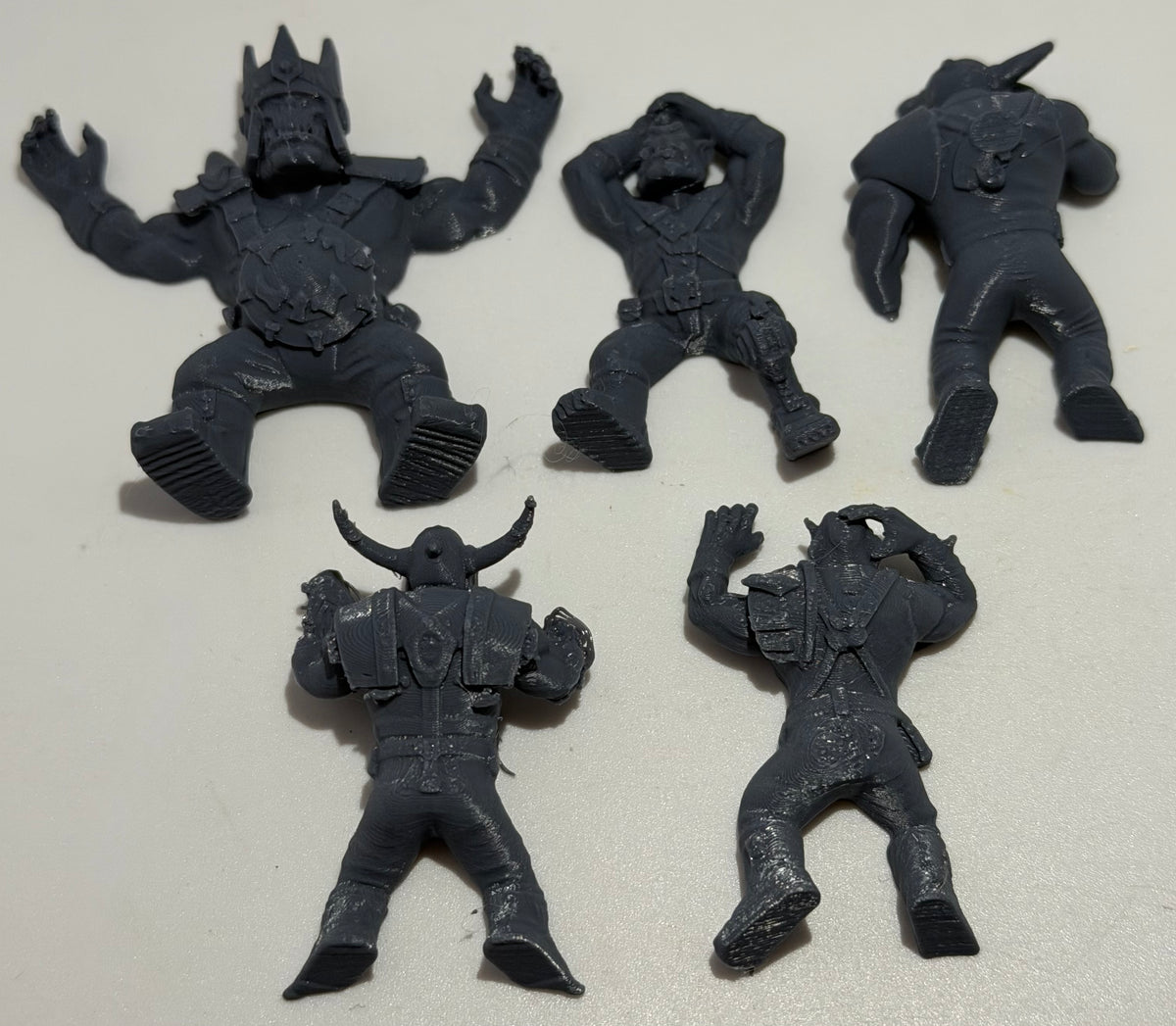 Orc Casualties Set of 5 - fallen orc battlefield scatter