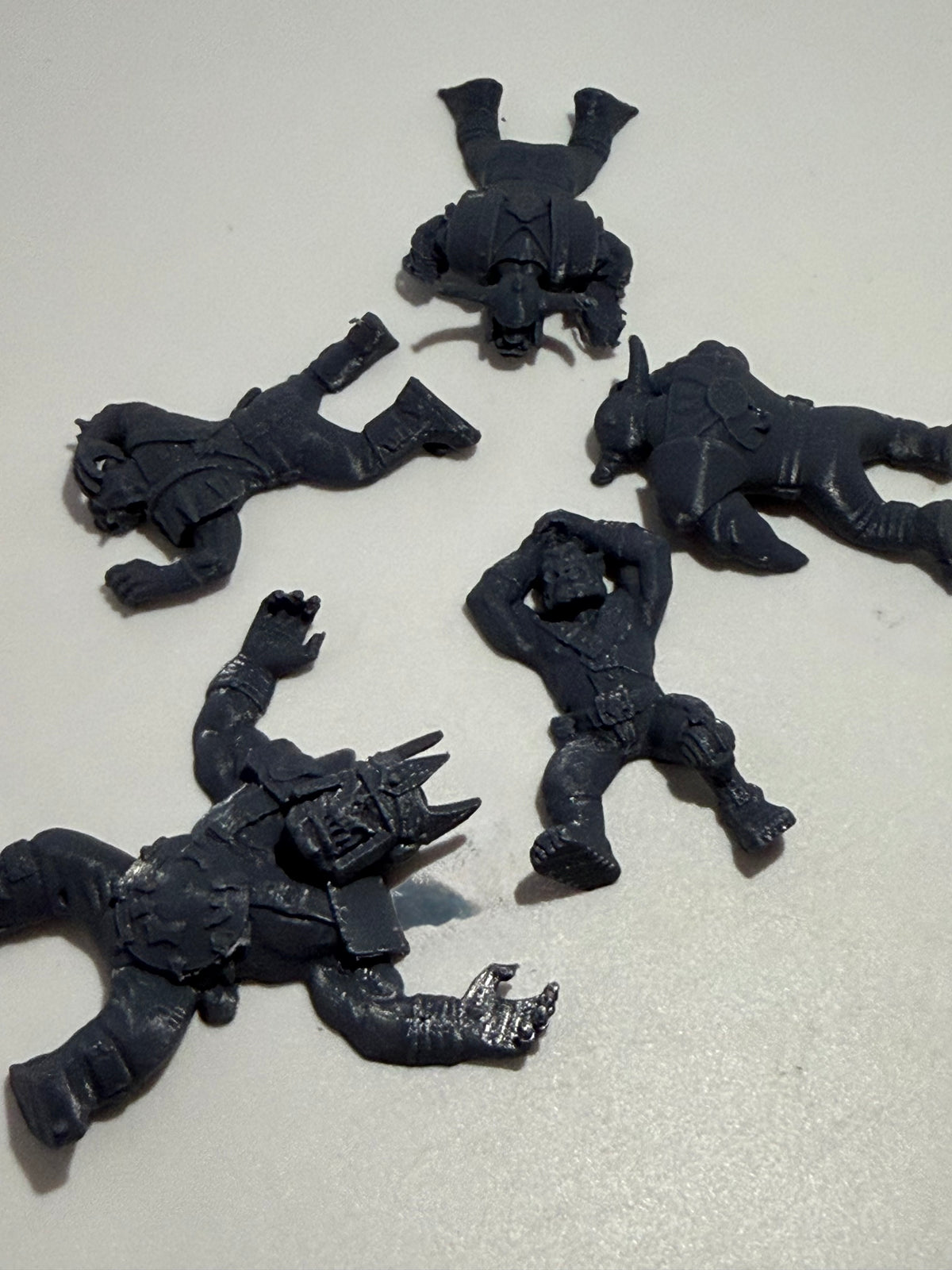 Orc Casualties Set of 5 - fallen orc battlefield scatter