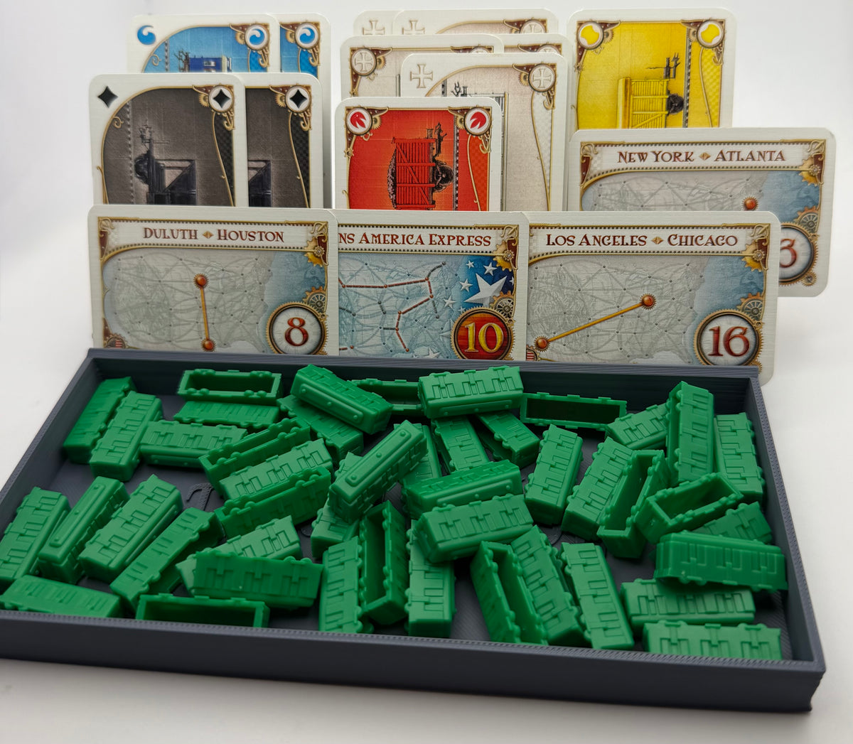 Grey open player tray
