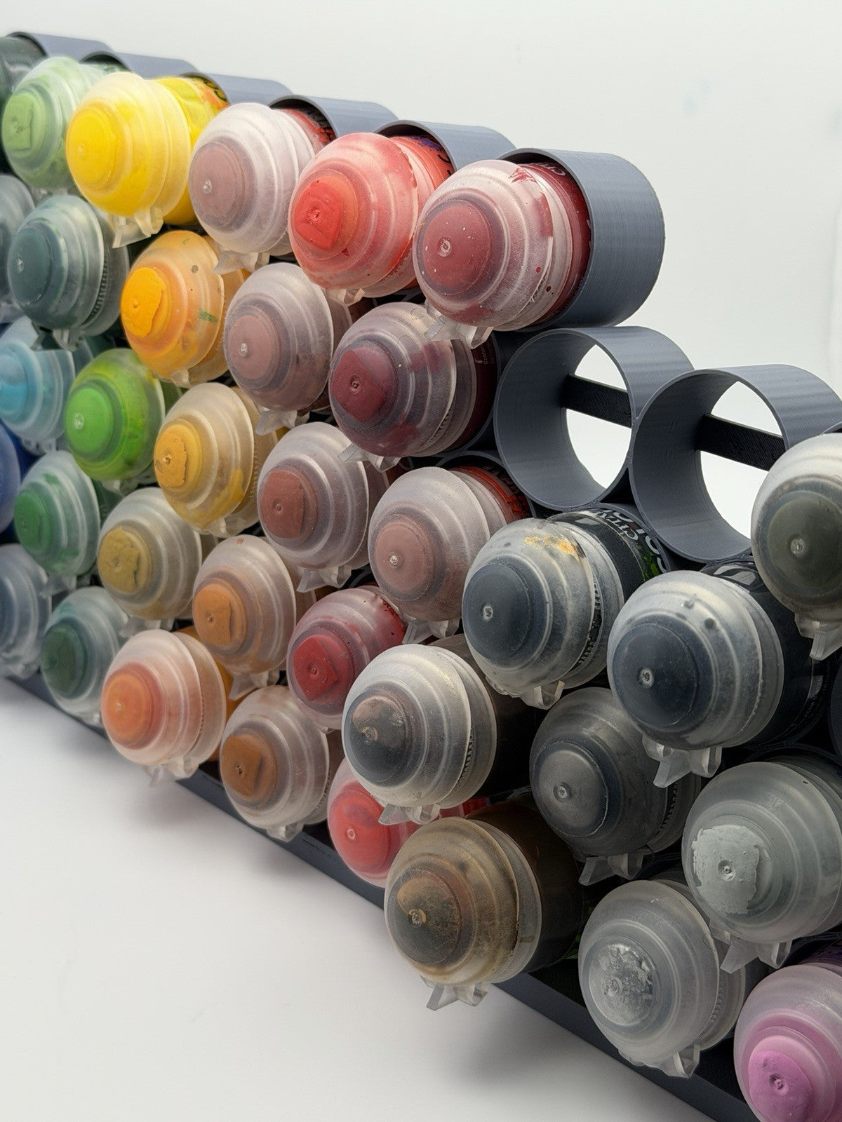 Universal Freestanding Paint Rack - Expandable, for Paint Pots & Dropper Bottles