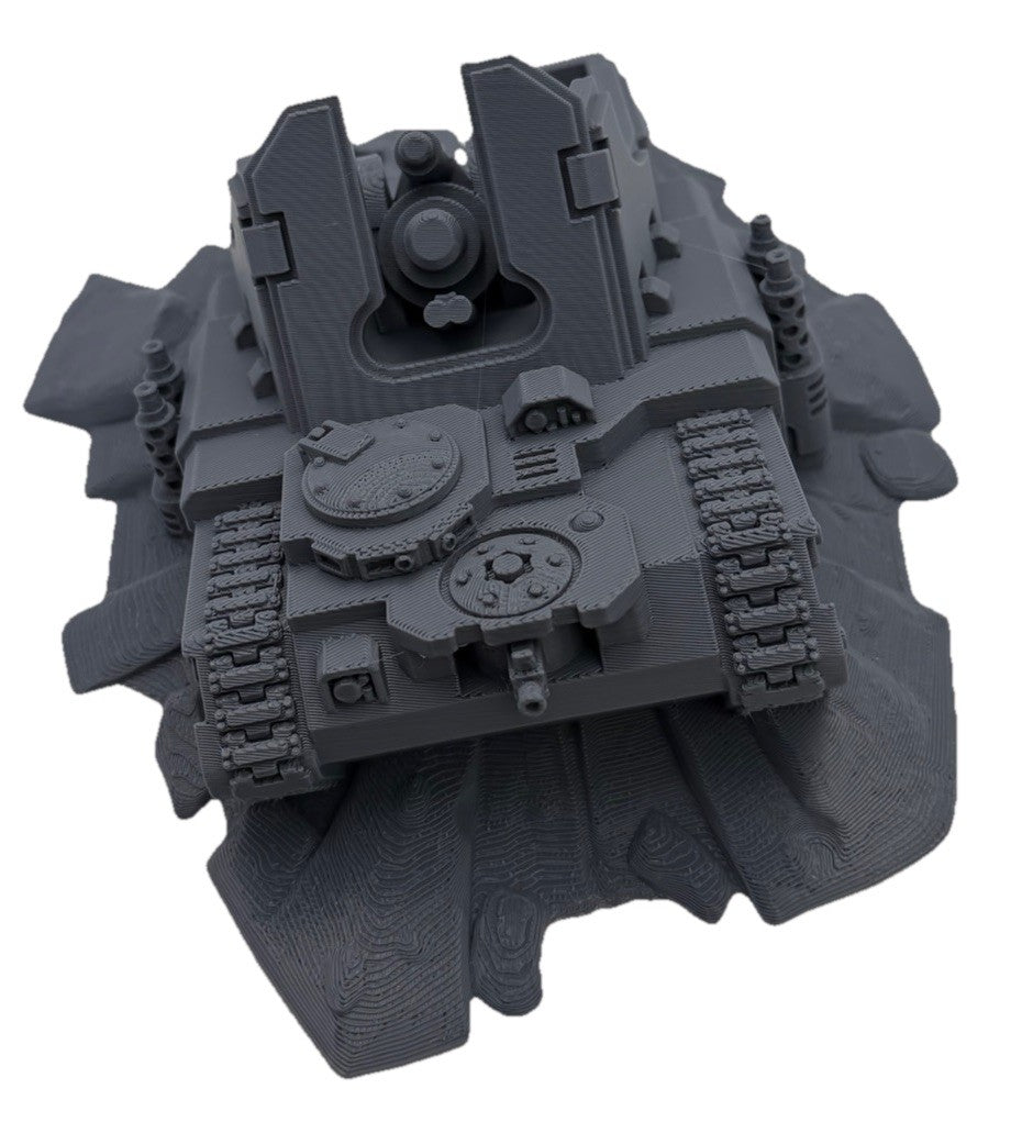 Artillery Tank Wreck Terrain Piece