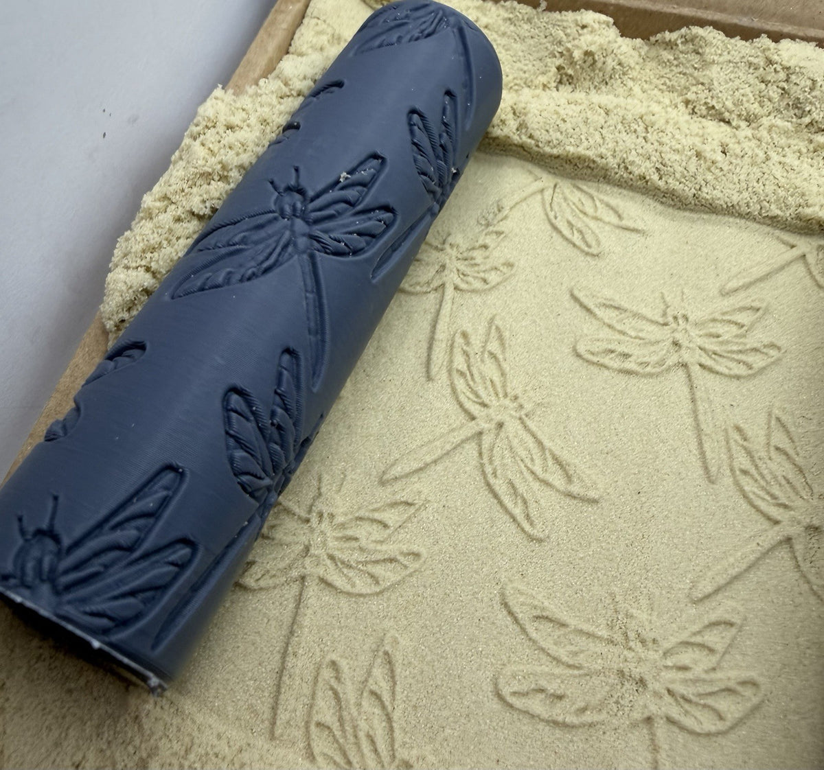Dragonfly Emboss & Deboss Texture Roller Pair No. 7