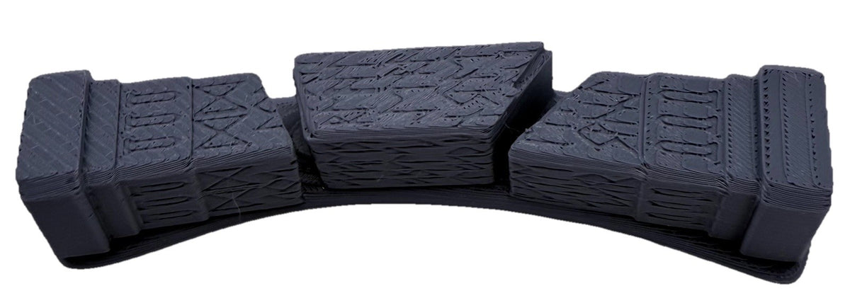 Ancient Temple Pillar Ruins Terrain Set 7 Piece Tabletop Scenery