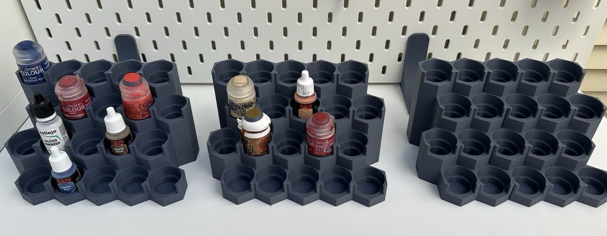 Modular Paint Rack Corner Set - Corner Unit + 2x 5x4 Modules