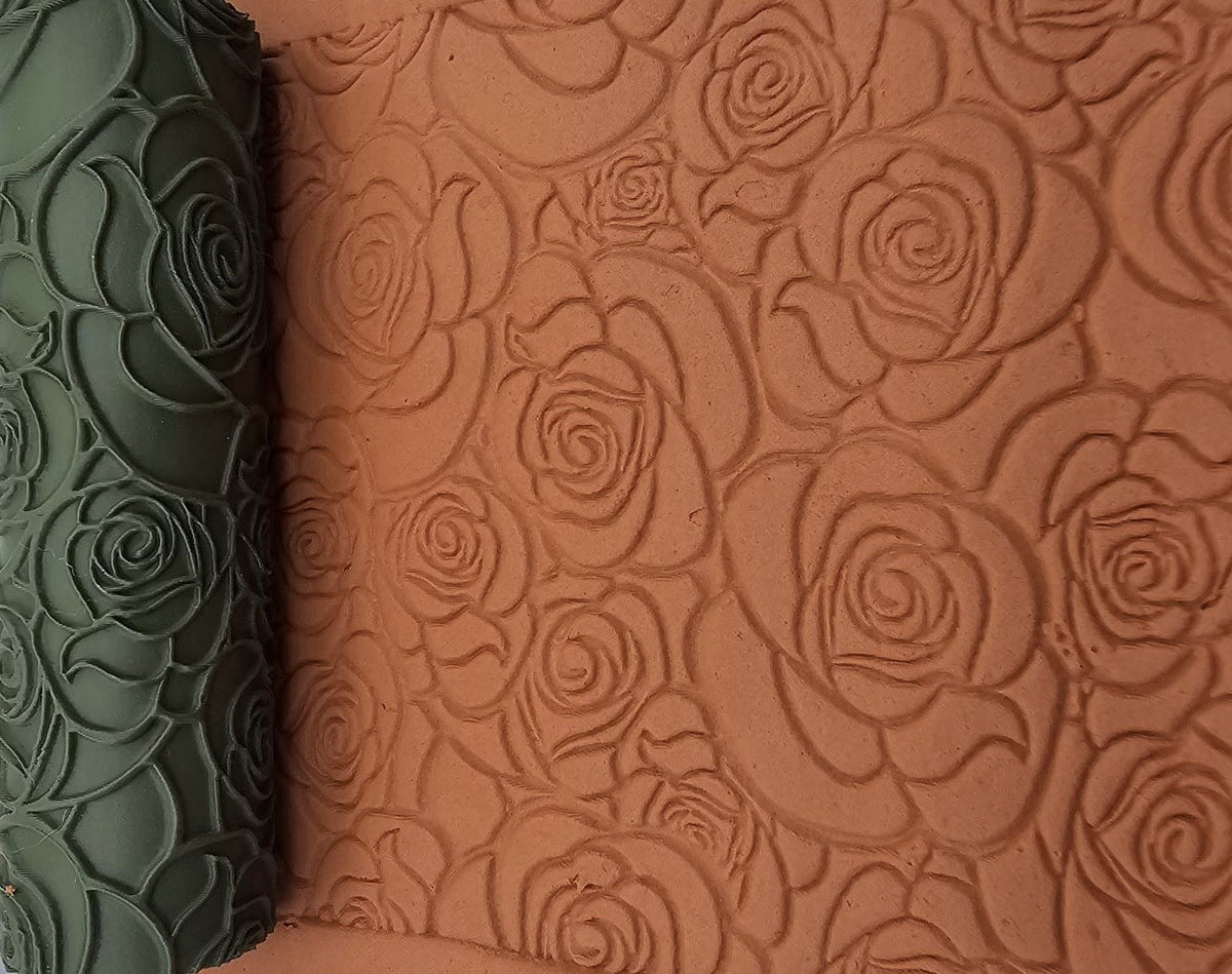 Rose Emboss & Deboss Texture Roller Pair No. 42